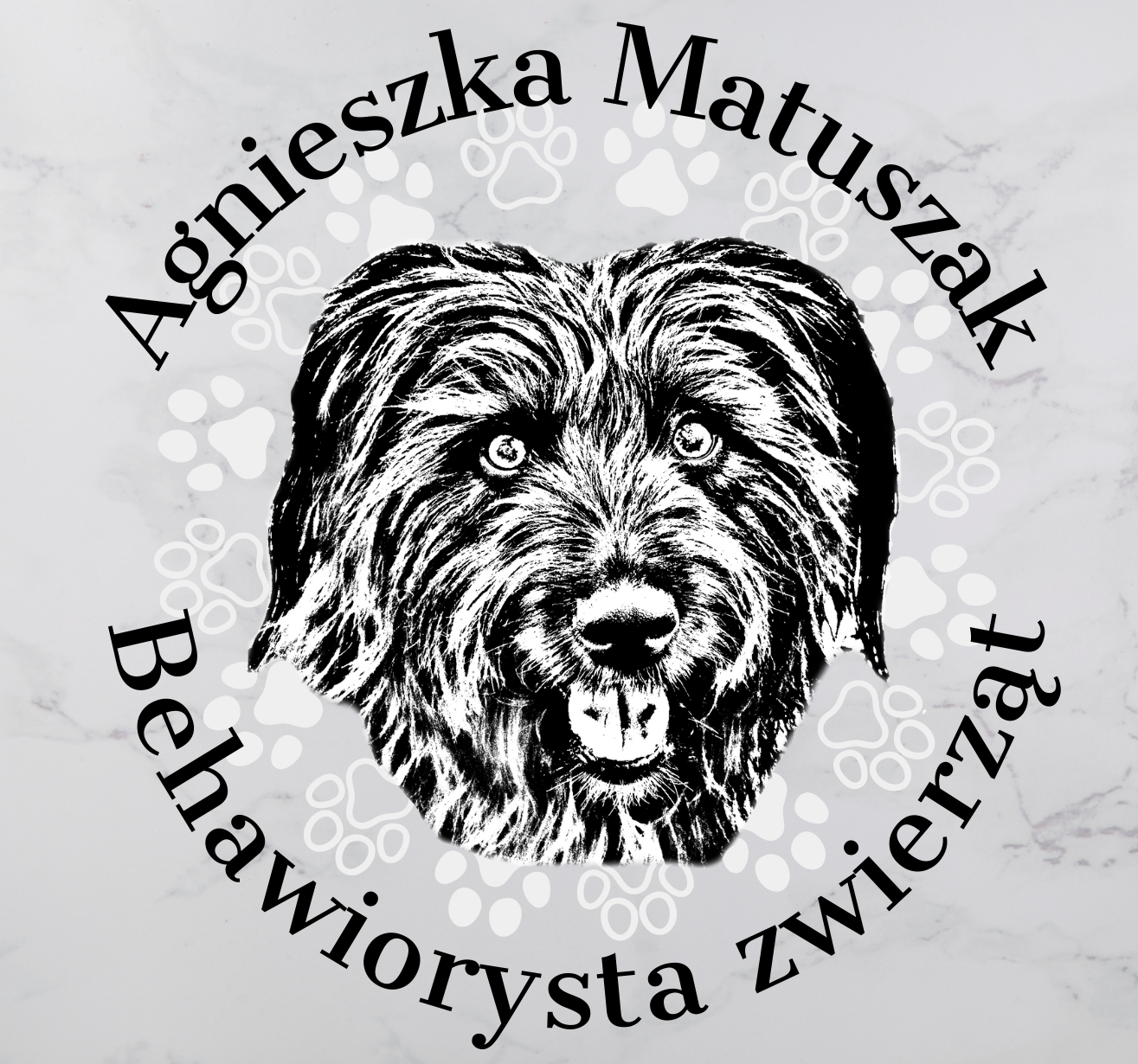 logo Agnieszka Matuszak technik weterynarii, mgr inż. behawiorystyki zwierząt